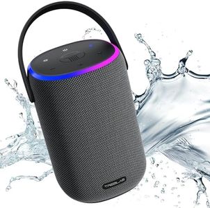 TREBLAB HD-Energy Outdoor Portable Bluetooth Speaker - Powerful 40W Wireless Speaker with Built-in Microphone, Up to 18H Playtime, IPX6 Waterproof, TWS Pairing, and Powerbank Functionality