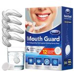DABIDA Mouth Guard for Grinding Teeth, Night Guard for Grinding Teeth, Night Guard, Mouth Guard, Bite Guards for Teeth Grinding with 12 Tablet Cleaner