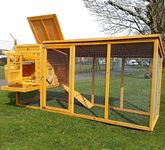 Cocoon CHICKEN COOP CHICKEN HOUSE - ONLY SOLD BY SELLER ON AMAZON NOW WITH OPENING ROOF FOR EASY CLEANING