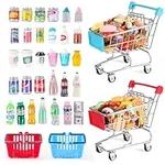 134pcs Mini Shopping Cart Basket Mi
