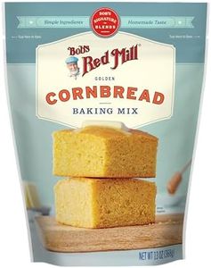 Bob's Red Mill Signature Golden Cornbread Baking Mix - 13 Ounce Bag (Pack of 1), Simple Clean Ingredients, Homemade Taste