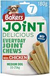 Bakers Joint Delicious Medium Chicken Dog Chews 180g Pack of 6