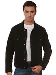 Zuperb Men's Denim Jacket (ZB-AW23-M-DJ-BLACK_XL)