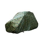 X AUTOHAUX UTV Cover 4 Wheel Full Waterproof Covers 4-6 Seater Camouflage Color