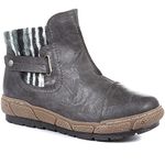 Pavers Wide Fit Ankle Boots - Grey Size 7