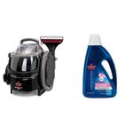 BISSELL SpotClean Pro | Powerful Spot Cleaner for Carpets & Upholstery | 1558E & Wash & Refresh Febreze Carpet Cleaner Shampoo | Removes Stains & Neutralises Odours | 1078N