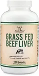 Beef Liver Capsules (1,000mg of Grass Fed, Desiccated Beef Liver per Serving, 180 Capsules, 3 Month Supply) Beef Liver Supplement for Digestion, Immune Health, Energy, and Wellness by Double Wood