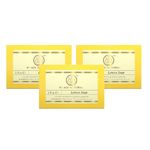 Khadi Natural Lemon Soap| Moisturizes & Revitalizes skin|Gently exfoliating| Suitable for all skin types| Pack of 3 (125gm*3) (375gm)