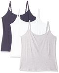 Marks & Spencer Women's Regular Fit Vest (T32_4534_Navy Mix 8)