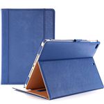 ProCase for iPad 9.7 Case (Old Model) 2018 iPad 6th Gen/ 2017 iPad 5th Generation, Stand Folio Cover Leather Case for iPad 9.7 inch, Also Fit iPad Air 2 / iPad Air 1 -Navy