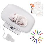 Digital Pet Scale 15KG - 29 x 18CM - Perfect for Weighing Small Animals, Cats, Dogs, Puppies and Kittens - Accurate Baby Weighing Scales for Pet Essentials (Up to 15KG - 02)