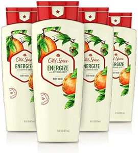Old Spice Body Wash for Men, Energize with Citrus Zest Scent, Inspired by Natural Elements, 16 Oz, (Pack of 4)