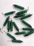 WIAONE 100 Green 2.5 Volt Replacement Mini Bulbs - Christmas Bulbs - NO Base Y