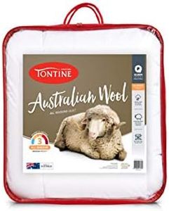 Tontine Australian Wool Quilt, Single, White