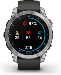 Garmin epix Gen 2 Multisport GPS Smartwatch, 47mm AMOLED, Slate Steel