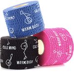 WARM BODY COLD MIND Premium Lifting Thumb Tape for Weightlifting - Hook Grip for Powerlifting, Strength/Crossfit Training, Deadlift, Weight Lifting, Athletic Finger Wrap