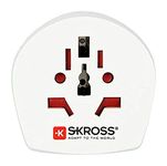 SKROSS 1500220 Country Travel Adapter - World to UK - White