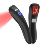 KTS Handheld Pain Relief Device, Portable Red Light Therapy Device, 18 * 620nm LED Light Device for Home Use, Muscle Knee Joint Back Shoulder Reliever, Continuous & Pulsed Modes