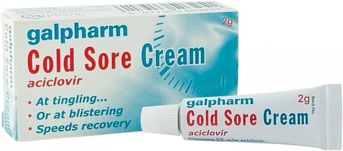 Galpharm Cold Sore Cream 2g – 3-Pack Treatment
