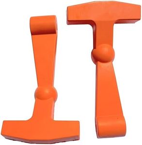 2-Pack Replacement Lid Latches Compatible With Yeti and RTIC Hard Coolers, Designed and Manufactured - Larger, Ergonomically Improved Design That Fits all Yeti Tundra Coolers (Traditional Orange)