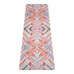 YOGA DESIGN LAB | The Combo Yoga Mat | 2-in-1 Mat+Towel | Eco Luxury | Ideal for Hot Yoga, Power, Bikram, Ashtanga, Sweat | Studio Quality | Includes Carrying Strap! (Java, 3.5mm)