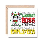 MUGGZ Boss Card -Luckiest Boss Gift - Giftset - Made in The UK