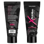 Tan Junkie | Xtreme Melano Sunbed Tanning Accelerator Cream with Green Coffee Bean & Sea Lavender, Vitamin Enriched for Ultimate Glow, Hibiscus & Mango Scent | 200ml