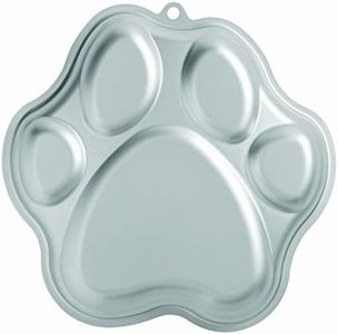 Wilton Paw Print Cake Pan, Silver, Aluminum