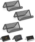 Mr. Pen- Metal Mesh Business Card Holders, 3 Pack, Grey, Business Card Holder for Desk, Metal Business Card Holder Display, Business Card Stand, Desk Business Card Holder Desk Card Holder