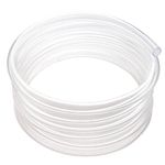 Clear Vinyl Tubing 3/4" ID × 1" OD -50 Ft 30PSI,Flexible Plastic Tubing,Lightweight Plastic Tubing,Oil Resistant Hybrid Multipurpose Industrial Vinyl Hose