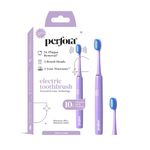 Perfora Electric Toothbrush, 2 Modes, AAA Powered, 2 Brush Heads, 90 Days Battery Life | 1 Year Warranty | Electric Brush, Electric Toothbrush For Men, Women & Kids, 002 - Lilac Lavender (Pack of 1)