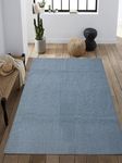 Saral Home Polypropylene Anti Skid Carpet - Turq,150X210 cm