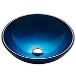 Kraus GV-204 Irruption Glass Vessel Sink (Blue)