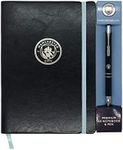 Manchester City FC Official Soccer Gift Executive Premium A5 Notebook & Pen