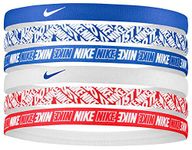 Nike Adult Printed Headbands 6PK OSFM Red/White/Blue