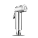 CENTURY Jet Spray for Toilet | ABS Health Faucet Gun with 1 Meter Flexible Hose Pipe (SS304) with ABS Holder | Bathroom Accessories | Wall Hook with High Flow Jet Spray | Chrome Finished, Cal- 10231