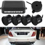 Multibao Parking Sensor Car Reversing Sensors Backup Radar System Buzzer Alarm with 4 Back Sensors - Black