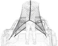 Highly Elastic Cargo Net, Simple Tr