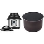 Instant Pot Duo Crisp Large 6Qt (11-in-1) Air Fryer + Pressure Cooker Combo | Ceramic Non-Stick Inner Pot