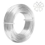 18 Gauge 1mm Aluminum Craft Wire,55 meters long Crafting wire,180 Feet Wire for crafting,thin wire for crafts,Floral Making craft wire, wire for jewellery making. (1mm-Silvery-55Metres)