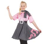 Rock n Roll Dress costume : Kids size Mediuml 6-8 yrs