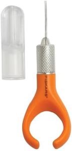 Fiskars Cutter index de précision, Convient aux droitiers et aux gauchers, Longueur totale : 17,6 cm, Acier/Plastique, Orange, 1003738