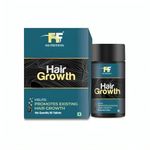 FF Nutrition Biotin Supplement Hair Growth - 60 Tablets for Women/Men, Glowing Skin & Shining Nails | Fitness Products | Beneficial for Healthy Body