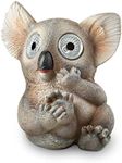 Solar Garden Koala Decoration | Outdoor Yard Decor - Lawn Ornaments | Solar Decorative Lights for Patio, Balcony, Deck | Weather Resistant - LED | Housewarming Gift | Auto On/Off