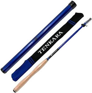 DRAGONtail Foxfire zx280 Zoom Fiberglass-Hybrid Tenkara Rod, Rod (No Kit) - Blue