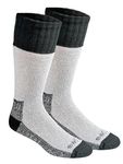 Dickies Men's 2 Pairs High Bulk Acrylic Thermal Boot Crew Socks2 ????????????2? ?? ??? ? ??2 ???????????? casual socks, Black (2 Pairs), L UK