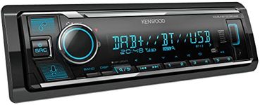 Kenwood KMM-BT508DAB - USB Car Radio with DAB+ & Bluetooth Hands-Free Kit (Amazon Alexa, Sound Processor, USB, AUX, 2 x Pre-Out 2.5 V, 4 x 50 Watt, VAR. lighting, including DAB+ antenna)