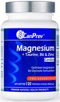 CanPrev Magnesium + Taurine, B6 & Zinc, 120 V-Caps - Optimized Magnesium Bis-Glycinate Formula for Heart Wellness, Balanced Cholesterol, Restful Sleep & Energized Circulation - Cardiovascular Support