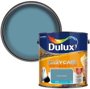 Dulux Easycare Washable & Tough Matt Emulsion Paint - Stonewashed Blue - 2.5L