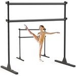 SELEWARE Height Adjustable Ballet Barre Freestanding Ballet Bar Heavy Duty Dance Bar Support Barre Movements Body Stretch Pull-ups, Sturdy Construction Never Fall Apart, Anti-Slip